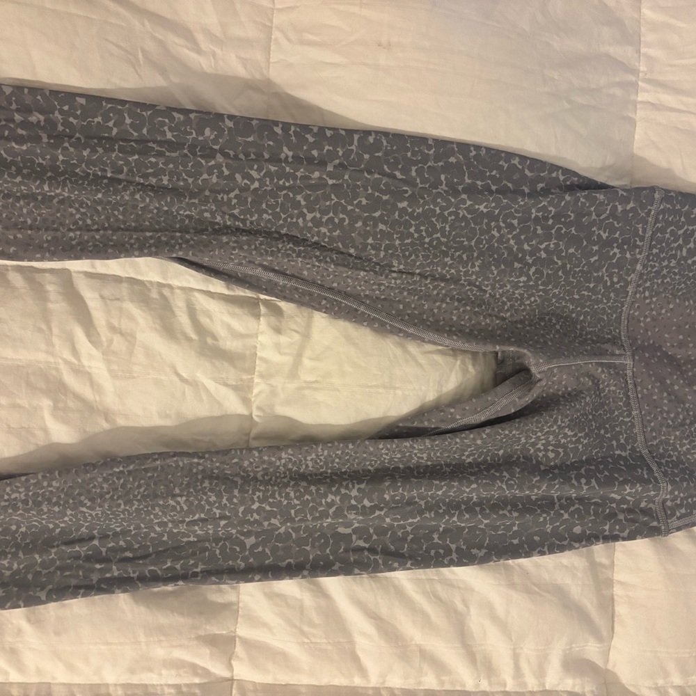 lululemon athletica Gray Patterned Leggings
